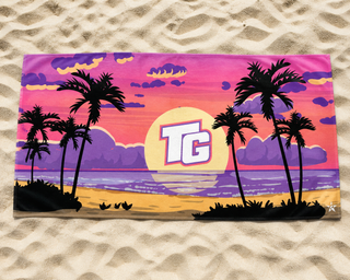 Top Gun Sunset Beach Towel